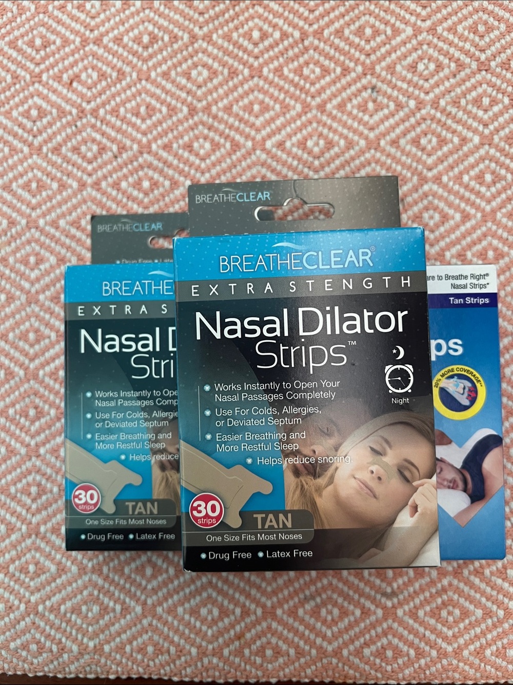 3-Box Bundle Nasal Dilator Strips - NWOT